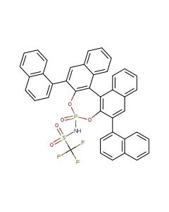 Astatech (11BR)-N-(2,6-DI(NAPHTHALEN-1-YL)-4-OXIDODINAPHTHO[2,1-D:1,2-F][1,3,2]DIOXAPHOSPHEPIN-4-YL)-1,1,1-TRIFLUOROMETHANESULFONAMIDE, 95.00% Purity, 0.25G